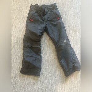 The North Face boys 10/12 ski snowboard snow pants grey gray excellent condition